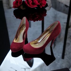 Red Velvet Heels Style & Co.  Size 7